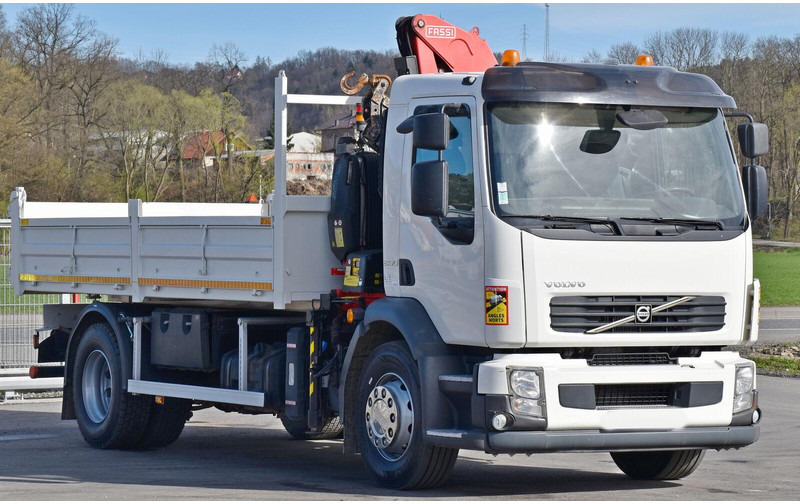 Volvo FL 290 KIPPER 4,90m * FASSI F95A.22 + FUNK * TOP - Volquete camión, Camión grúa: foto 3 Volvo FL 290 KIPPER 4,90m * FASSI F95A.22 + FUNK * TOP - Volquete camión, Camión grúa: foto 3