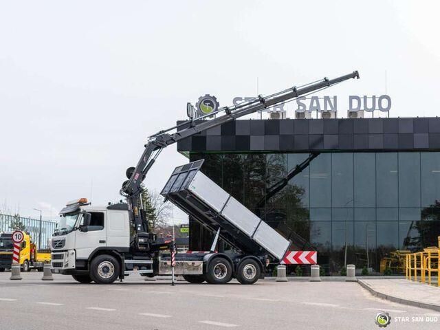 Volvo FM430 6x2 HIAB 166 E-5 HIPRO Crane Kipper - Volquete camión, Camión grúa: foto 3 Volvo FM430 6x2 HIAB 166 E-5 HIPRO Crane Kipper - Volquete camión, Camión grúa: foto 3