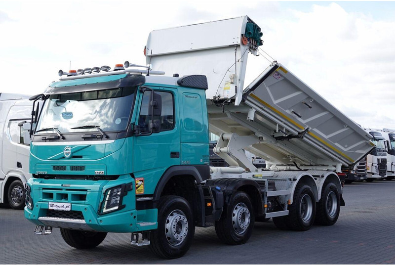 Volvo FMX 500 / 8x4 / HYDROBURTA / BORDMATIC / 2016 ROK / EURO 6 / PO - Volquete camión: foto 1 Volvo FMX 500 / 8x4 / HYDROBURTA / BORDMATIC / 2016 ROK / EURO 6 / PO - Volquete camión: foto 1