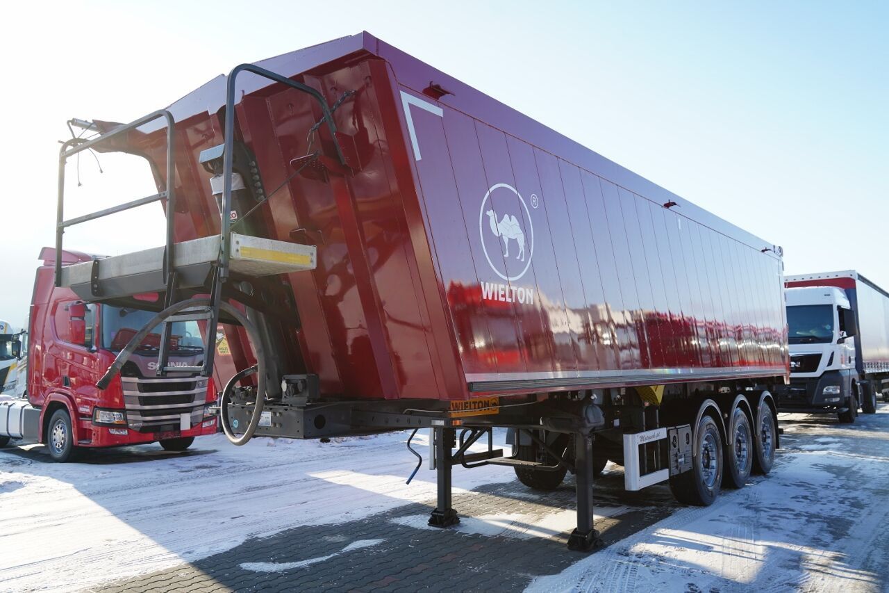 Wielton WYWROTKA 45 M3 / ALUMINIOWA / OŚ PODNOSZONA / OSIE SAF / - Volquete semirremolque: foto 4 Wielton WYWROTKA 45 M3 / ALUMINIOWA / OŚ PODNOSZONA / OSIE SAF / - Volquete semirremolque: foto 4