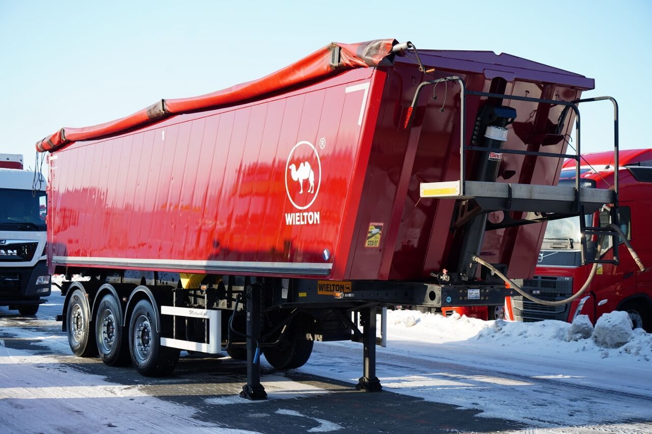 Wielton WYWROTKA 45 M3 / ALUMINIOWA / OŚ PODNOSZONA / OSIE SAF / - Volquete semirremolque: foto 1 Wielton WYWROTKA 45 M3 / ALUMINIOWA / OŚ PODNOSZONA / OSIE SAF / - Volquete semirremolque: foto 1