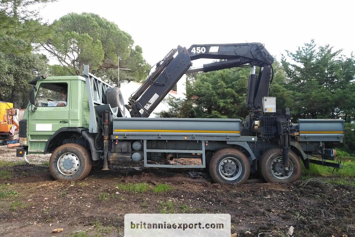 SCANIA P 113H 320 | 6x6 10 Tyres | 26 Ton | HIAB 450 Crane | Low Km - Camión caja abierta, Camión grúa: foto 1 SCANIA P 113H 320 | 6x6 10 Tyres | 26 Ton | HIAB 450 Crane | Low Km - Camión caja abierta, Camión grúa: foto 1
