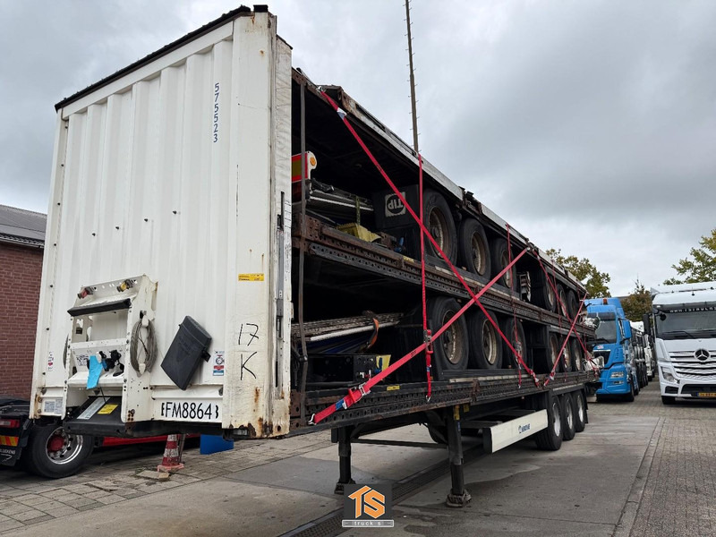 Krone KRONE SD BPW - STACK 5X - GARDINEN/CURTAIN - TOP! - Semirremolque lona: foto 1 Krone KRONE SD BPW - STACK 5X - GARDINEN/CURTAIN - TOP! - Semirremolque lona: foto 1