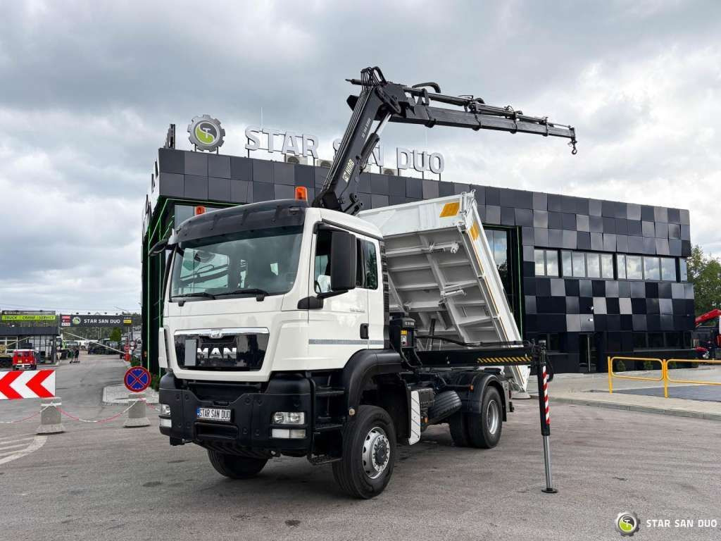 MAN TGS 18.360 4x4 HIAB 144 E-4 Crane Kipper MAN TGS 18.360 4x4 HIAB 144 E-4 Crane Kipper - Camión grúa, Volquete camión: foto 1 MAN TGS 18.360 4x4 HIAB 144 E-4 Crane Kipper MAN TGS 18.360 4x4 HIAB 144 E-4 Crane Kipper - Camión grúa, Volquete camión: foto 1