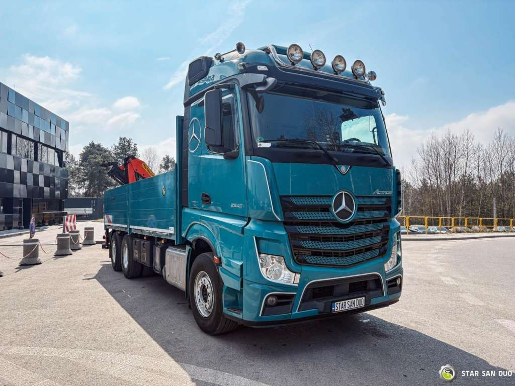 Mercedes-Benz ACTROS 2545 6x2 Palfinger PK 16001 HDS Crane Mercedes-Benz ACTROS 2545 6x2 Palfinger PK 16001 HDS Crane - Camión grúa, Camión caja abierta: foto 5 Mercedes-Benz ACTROS 2545 6x2 Palfinger PK 16001 HDS Crane Mercedes-Benz ACTROS 2545 6x2 Palfinger PK 16001 HDS Crane - Camión grúa, Camión caja abierta: foto 5