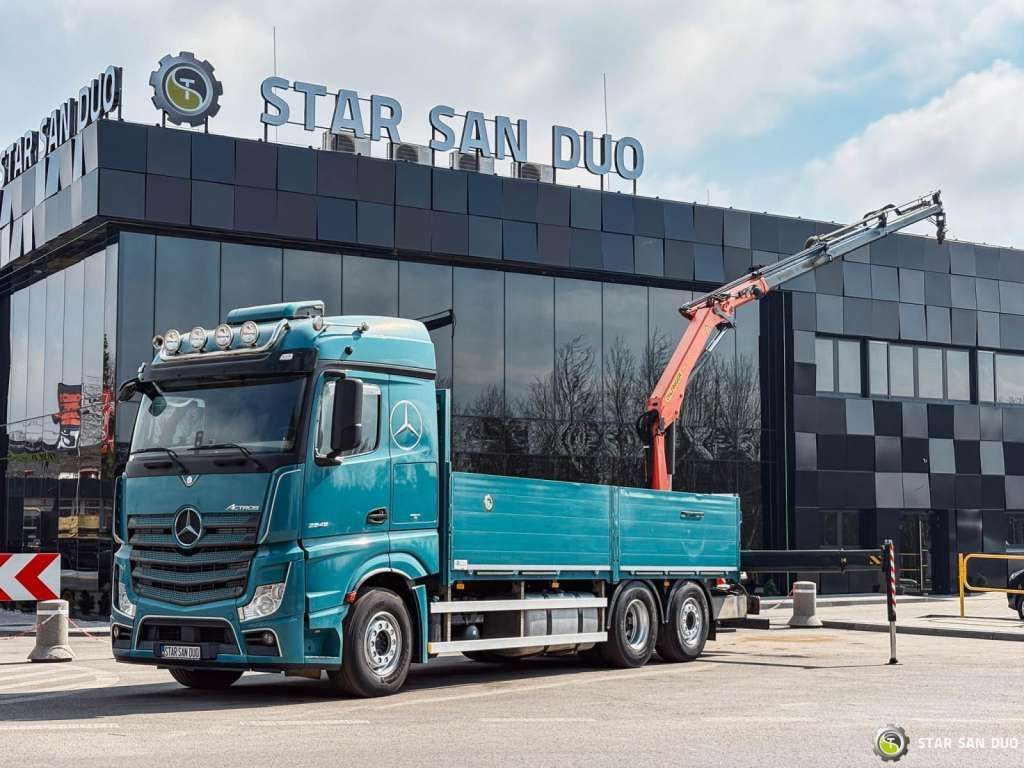 Mercedes-Benz ACTROS 2545 6x2 Palfinger PK 16001 HDS Crane Mercedes-Benz ACTROS 2545 6x2 Palfinger PK 16001 HDS Crane - Camión grúa, Camión caja abierta: foto 1 Mercedes-Benz ACTROS 2545 6x2 Palfinger PK 16001 HDS Crane Mercedes-Benz ACTROS 2545 6x2 Palfinger PK 16001 HDS Crane - Camión grúa, Camión caja abierta: foto 1