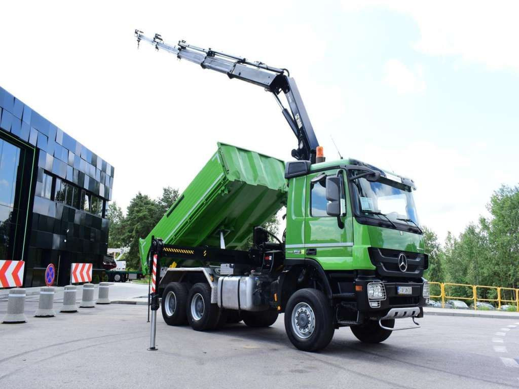 Camión grúa Mercedes-Benz ACTROS 3346 6x6 HIAB 244EP-4 Crane Kipper: foto 13 Camión grúa Mercedes-Benz ACTROS 3346 6x6 HIAB 244EP-4 Crane Kipper: foto 13