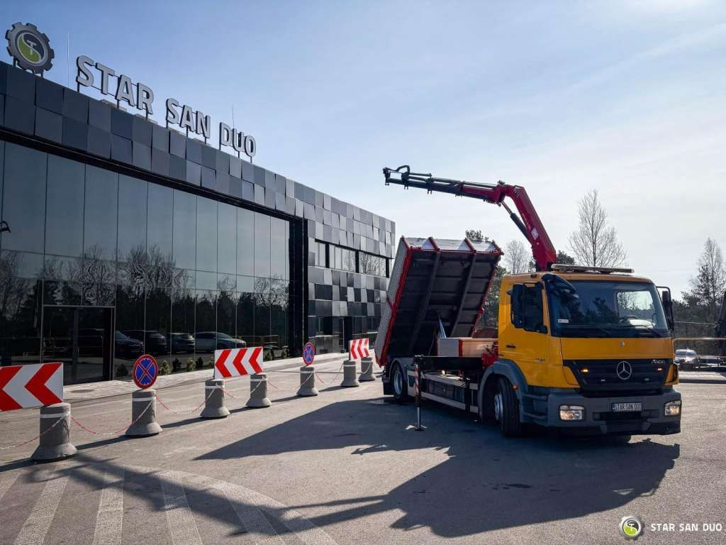 Mercedes-Benz AXOR 1824 4x2 HMF 975 HDS Crane Rotator Kipper - Camión grúa: foto 5 Mercedes-Benz AXOR 1824 4x2 HMF 975 HDS Crane Rotator Kipper - Camión grúa: foto 5