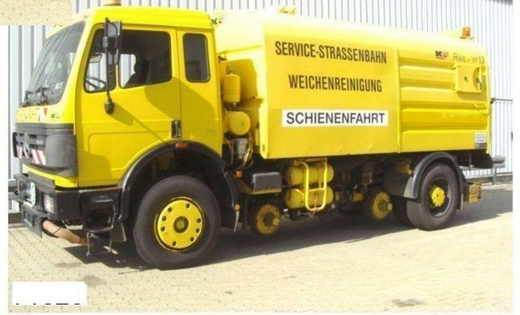 Mercedes-Benz SK 1820 4x2 Schienenreinigungs Kehrmaschine RAIL - Barredora vial: foto 1 Mercedes-Benz SK 1820 4x2 Schienenreinigungs Kehrmaschine RAIL - Barredora vial: foto 1