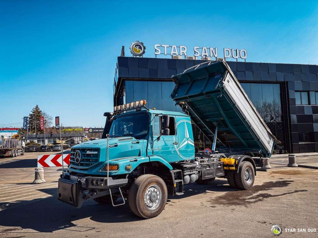 Mercedes-Benz Zetros 1833 4x4 Kipper Camper Chassis - Volquete camión: foto 1 Mercedes-Benz Zetros 1833 4x4 Kipper Camper Chassis - Volquete camión: foto 1