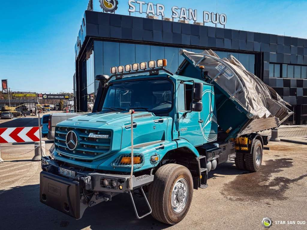 Mercedes-Benz Zetros 1833 4x4 Kipper Camper Chassis - Volquete camión: foto 4 Mercedes-Benz Zetros 1833 4x4 Kipper Camper Chassis - Volquete camión: foto 4