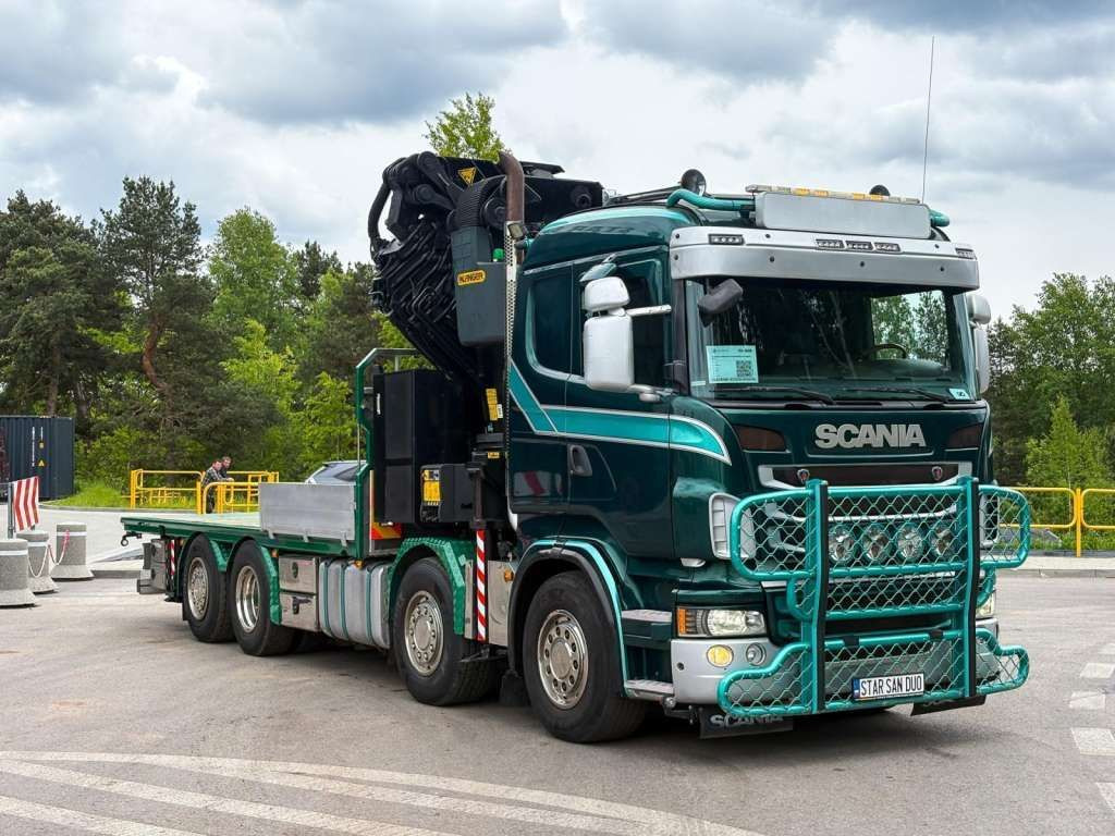 Scania R480 8x2 PALFINGER PK 92002 SH FLY JIB CRANE - Camión grúa: foto 2 Scania R480 8x2 PALFINGER PK 92002 SH FLY JIB CRANE - Camión grúa: foto 2