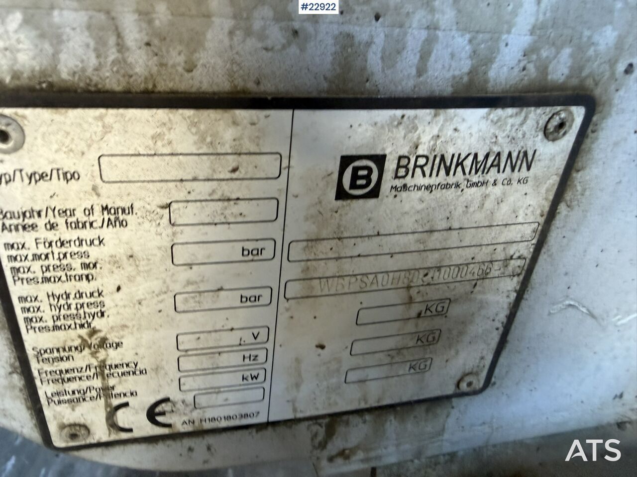 Brinkmann TCL20 - Maquinaria para hormigón: foto 5 Brinkmann TCL20 - Maquinaria para hormigón: foto 5