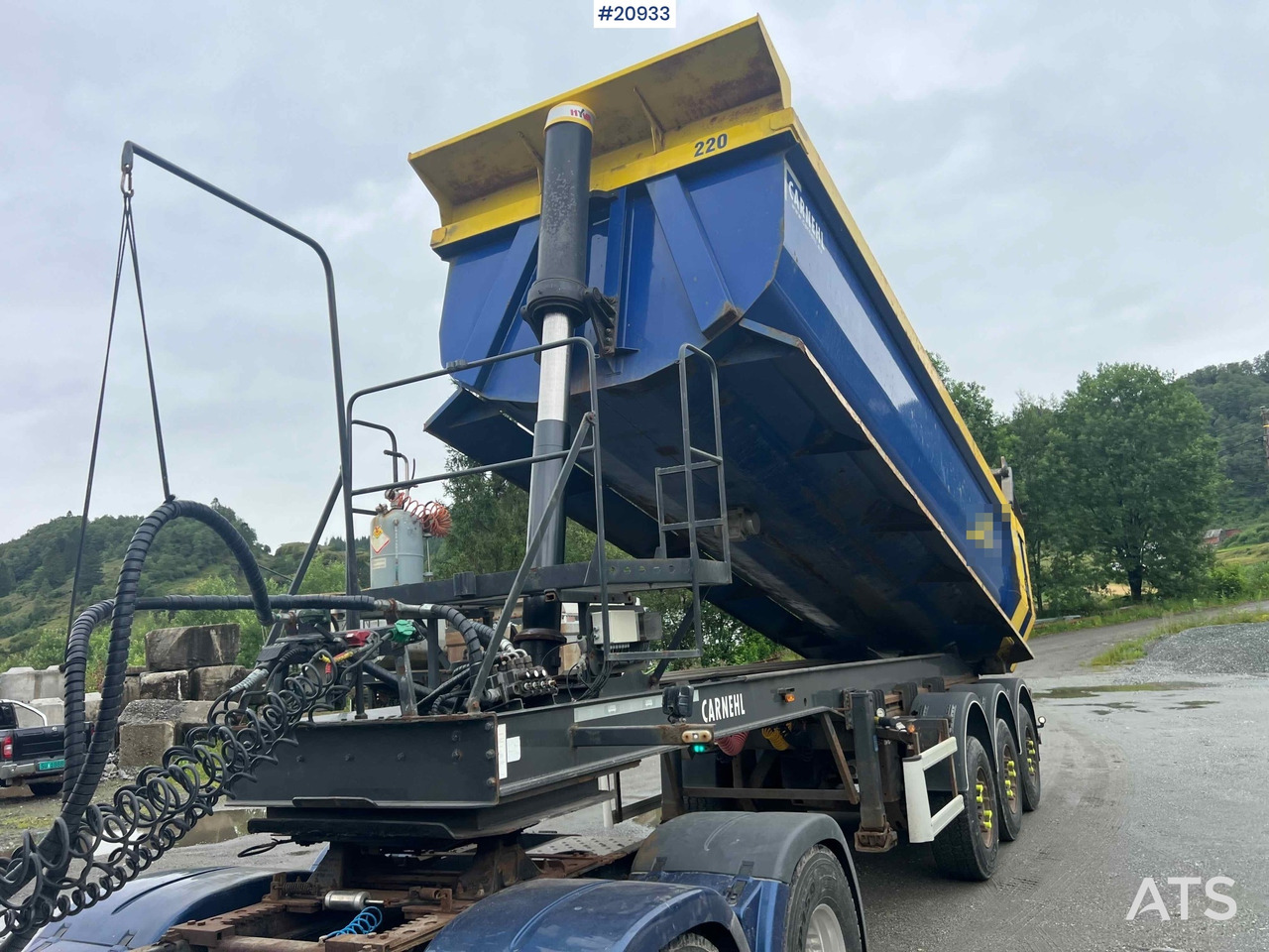 Volquete semirremolque Carnehl 3 akslet tippsemi: foto 29