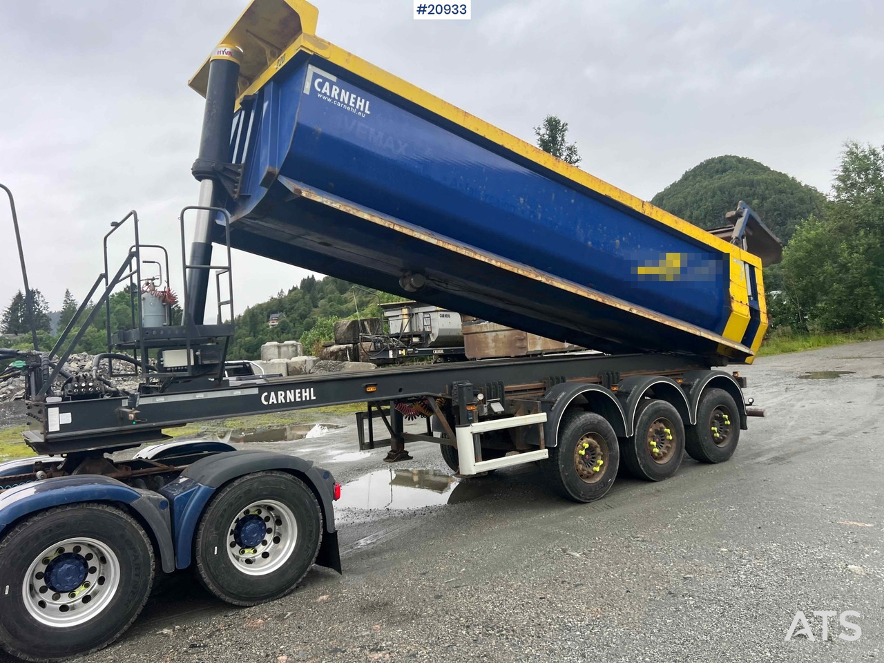 Volquete semirremolque Carnehl 3 akslet tippsemi: foto 25