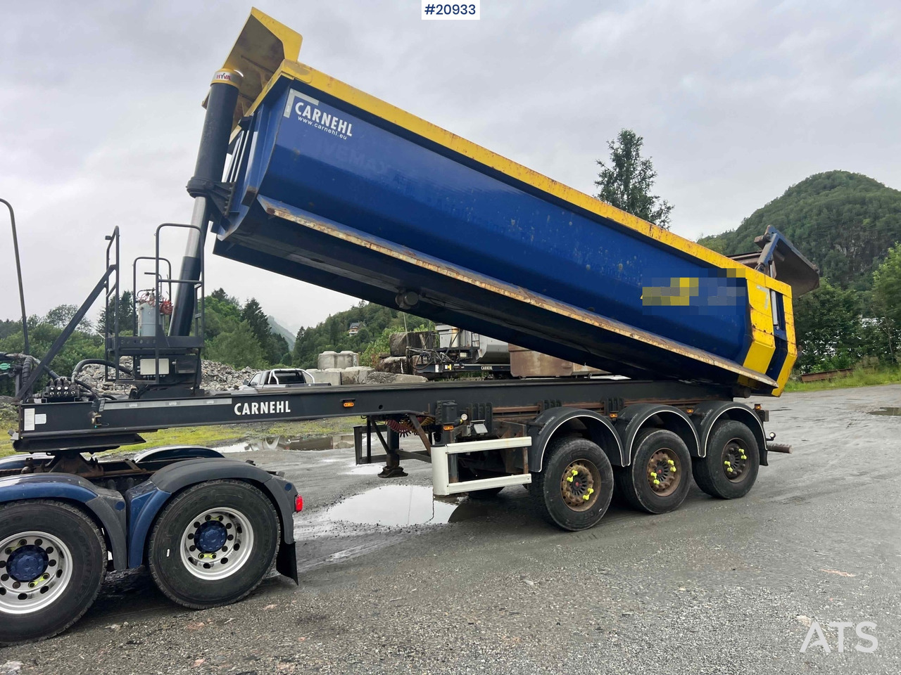 Volquete semirremolque Carnehl 3 akslet tippsemi: foto 24