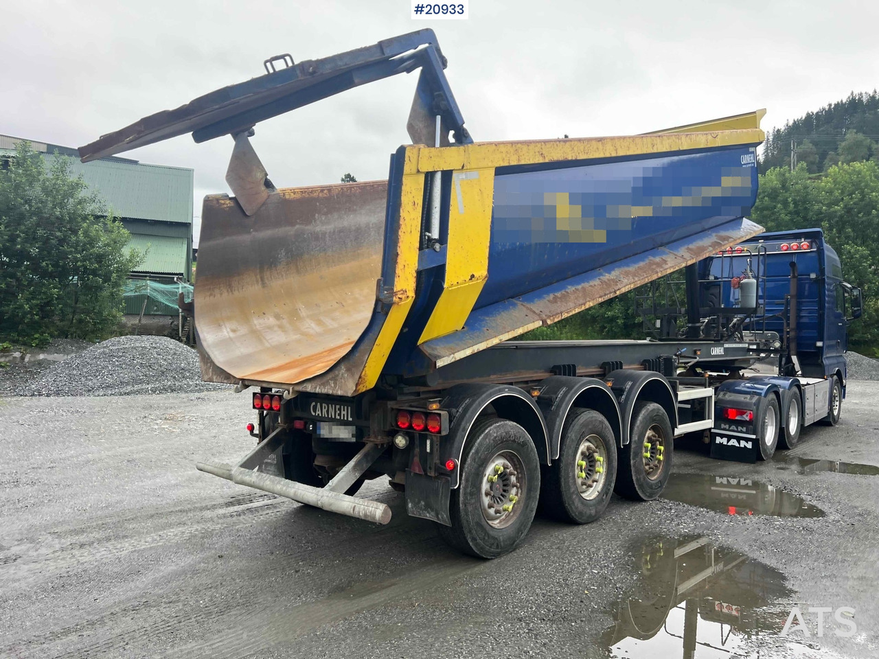 Volquete semirremolque Carnehl 3 akslet tippsemi: foto 7