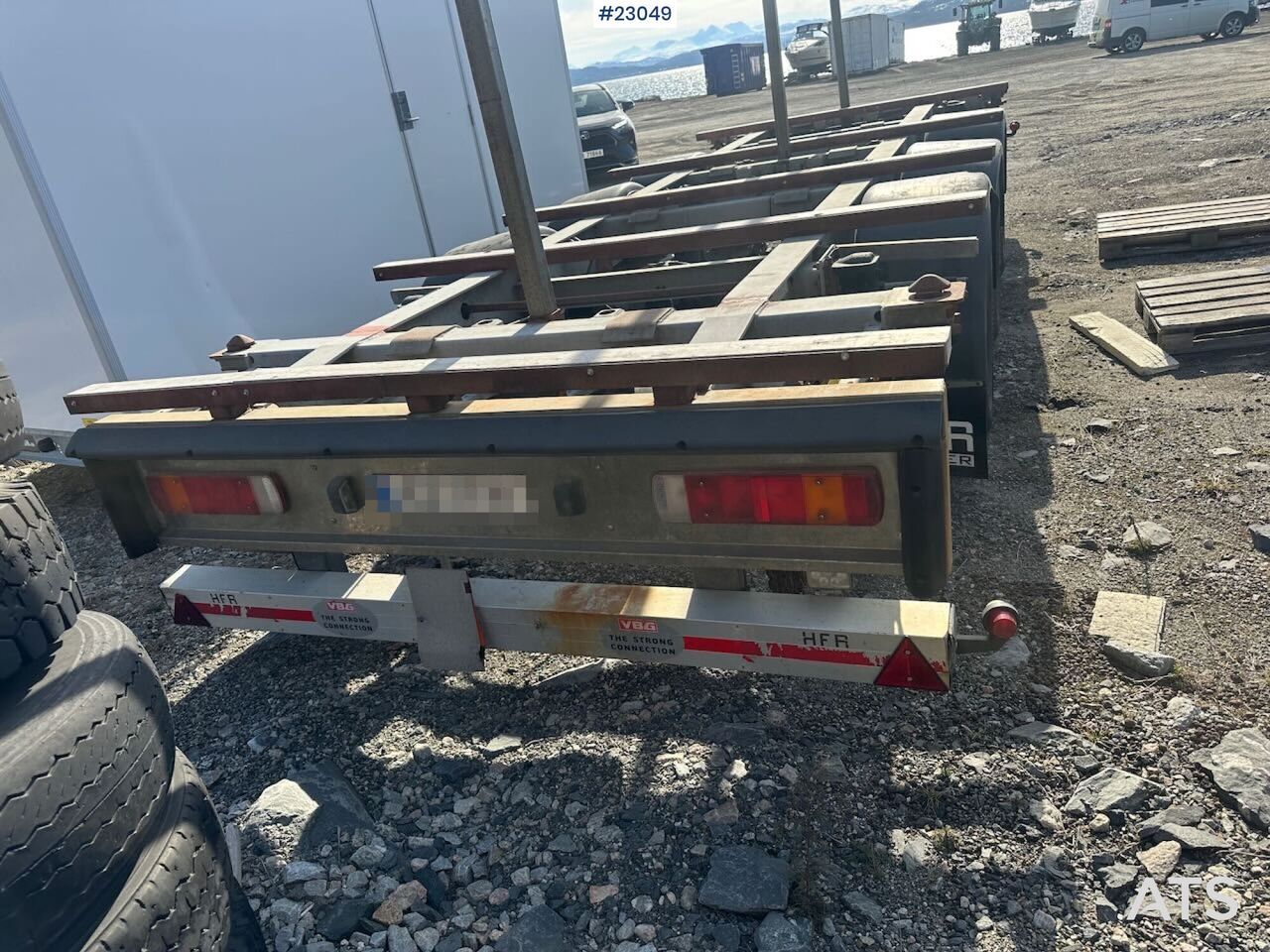 HFR KM 24 3 akslet containerhenger - Remolque plataforma/ Caja abierta: foto 3 HFR KM 24 3 akslet containerhenger - Remolque plataforma/ Caja abierta: foto 3