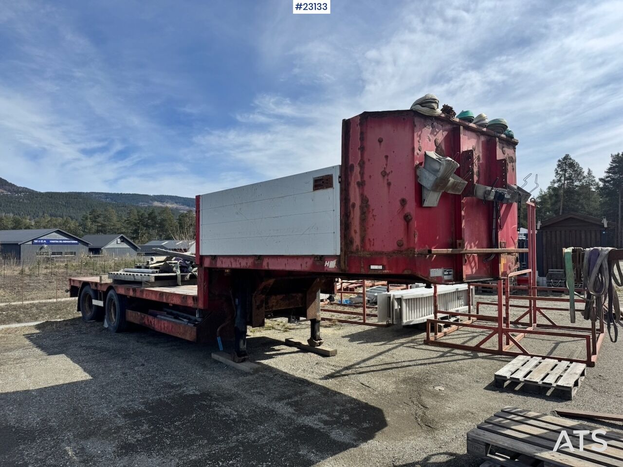 HRD 2 Akslet Jumbosemi. - Semirremolque plataforma/ Caja abierta: foto 1 HRD 2 Akslet Jumbosemi. - Semirremolque plataforma/ Caja abierta: foto 1