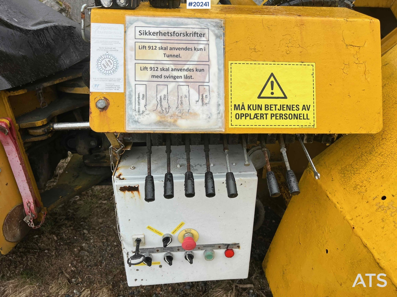 Dúmper articulado Hydrema 912B m/ 2007 Essverk Plattform 912 lift med rotasjon på korg og fjernkontroll: foto 46