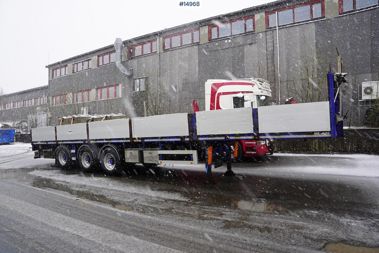 Kel-berg Rettsemi m/uttrekk - Semirremolque plataforma/ Caja abierta: foto 2 Kel-berg Rettsemi m/uttrekk - Semirremolque plataforma/ Caja abierta: foto 2