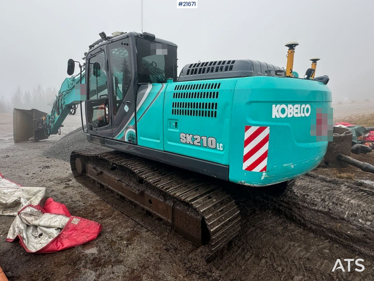 Kobelco SK210LC-10 Beltegraver m/ pusseskuffe, tilt og GPS - Excavadora de cadenas: foto 5 Kobelco SK210LC-10 Beltegraver m/ pusseskuffe, tilt og GPS - Excavadora de cadenas: foto 5