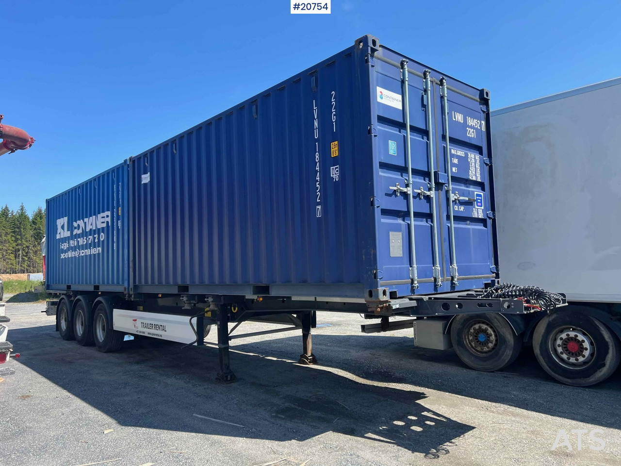 Krone containerhenger - Portacontenedore/ Intercambiable semirremolque: foto 2 Krone containerhenger - Portacontenedore/ Intercambiable semirremolque: foto 2