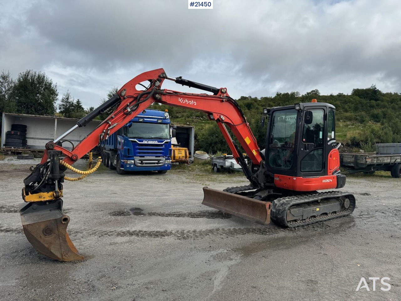 Kubota KX 057-4 - Excavadora de cadenas: foto 1 Kubota KX 057-4 - Excavadora de cadenas: foto 1
