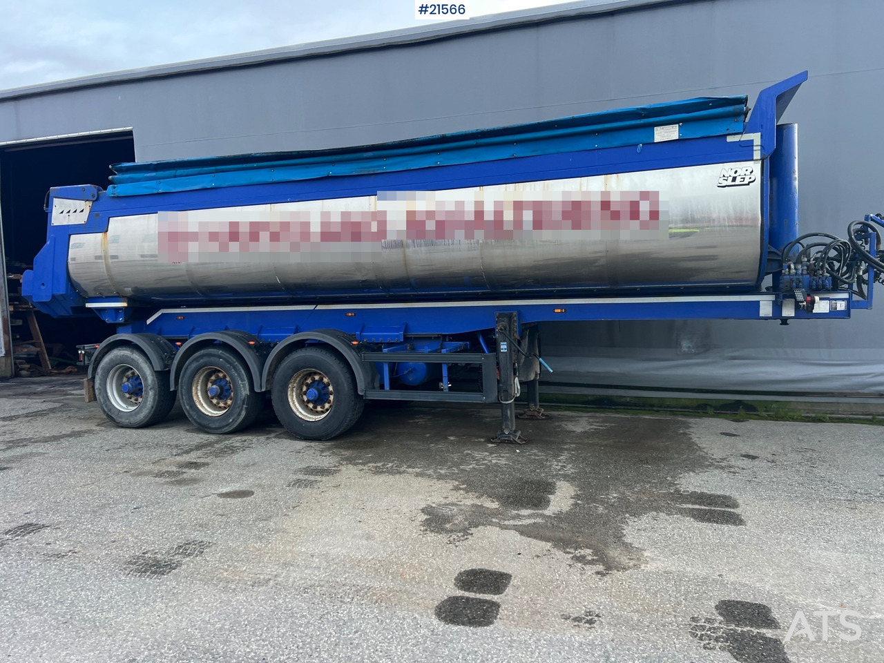 Langendorf 3 akslet asfaltsemi m/ Hydraulsik kapell - Volquete remolque: foto 2 Langendorf 3 akslet asfaltsemi m/ Hydraulsik kapell - Volquete remolque: foto 2