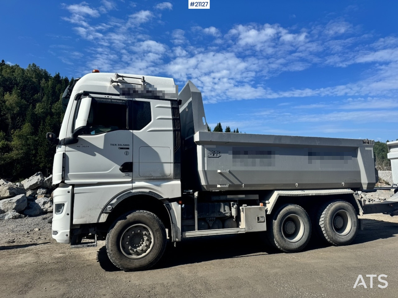 MAN 2021 MAN TGX 33.580 6x2 Asfaltbil m/ Dumperkasse og Balje. - Volquete camión: foto 3 MAN 2021 MAN TGX 33.580 6x2 Asfaltbil m/ Dumperkasse og Balje. - Volquete camión: foto 3