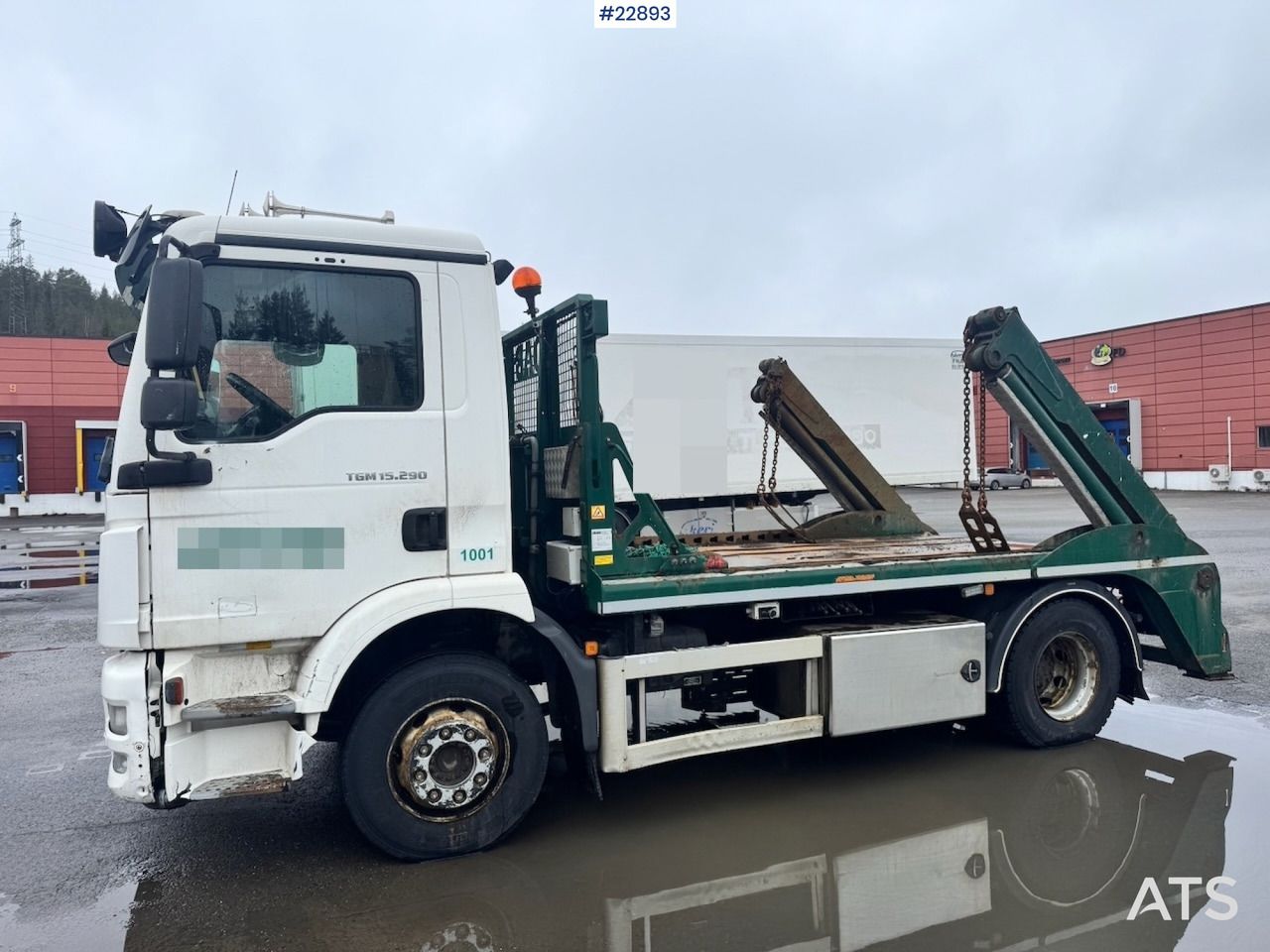 MAN TGM 15.290 Liftbil – JOAB påbygg SE VIDEO - Portacontenedor de cadenas camión: foto 3 MAN TGM 15.290 Liftbil – JOAB påbygg SE VIDEO - Portacontenedor de cadenas camión: foto 3