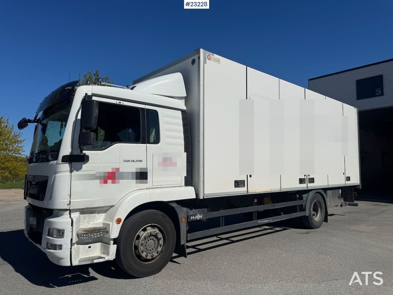 MAN TGM 18.290 4x2 Skapbil - 18 paller - full sideåpning - Camión caja cerrada: foto 3 MAN TGM 18.290 4x2 Skapbil - 18 paller - full sideåpning - Camión caja cerrada: foto 3