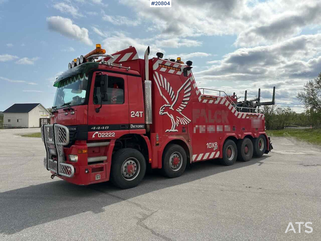 Mercedes Actros 4448 - Grua de remolque autos: foto 2 Mercedes Actros 4448 - Grua de remolque autos: foto 2