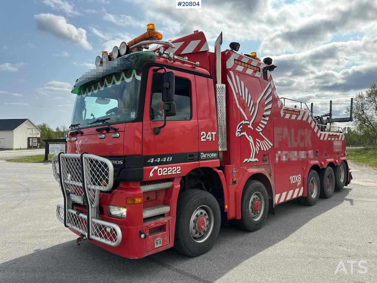 Mercedes Actros 4448 - Grua de remolque autos: foto 3 Mercedes Actros 4448 - Grua de remolque autos: foto 3