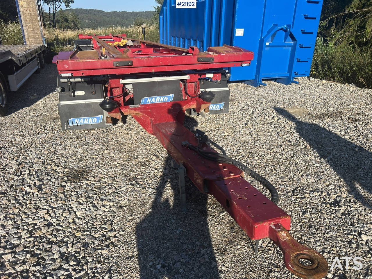 Narko 4 akslet container henger - Chasis remolque: foto 4 Narko 4 akslet container henger - Chasis remolque: foto 4