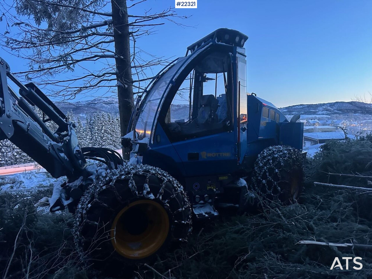 Rottne H8E hogstmaskin m/ hogstaggregat og kjettinger - Procesadora forestal: foto 2 Rottne H8E hogstmaskin m/ hogstaggregat og kjettinger - Procesadora forestal: foto 2
