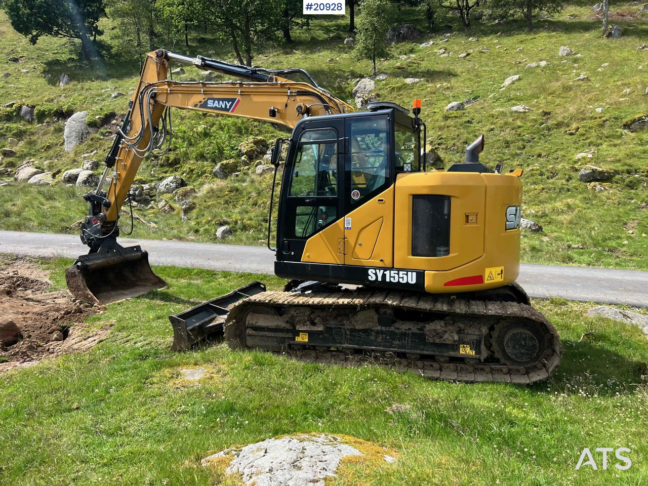 Excavadora de cadenas SANY sy155U: foto 12