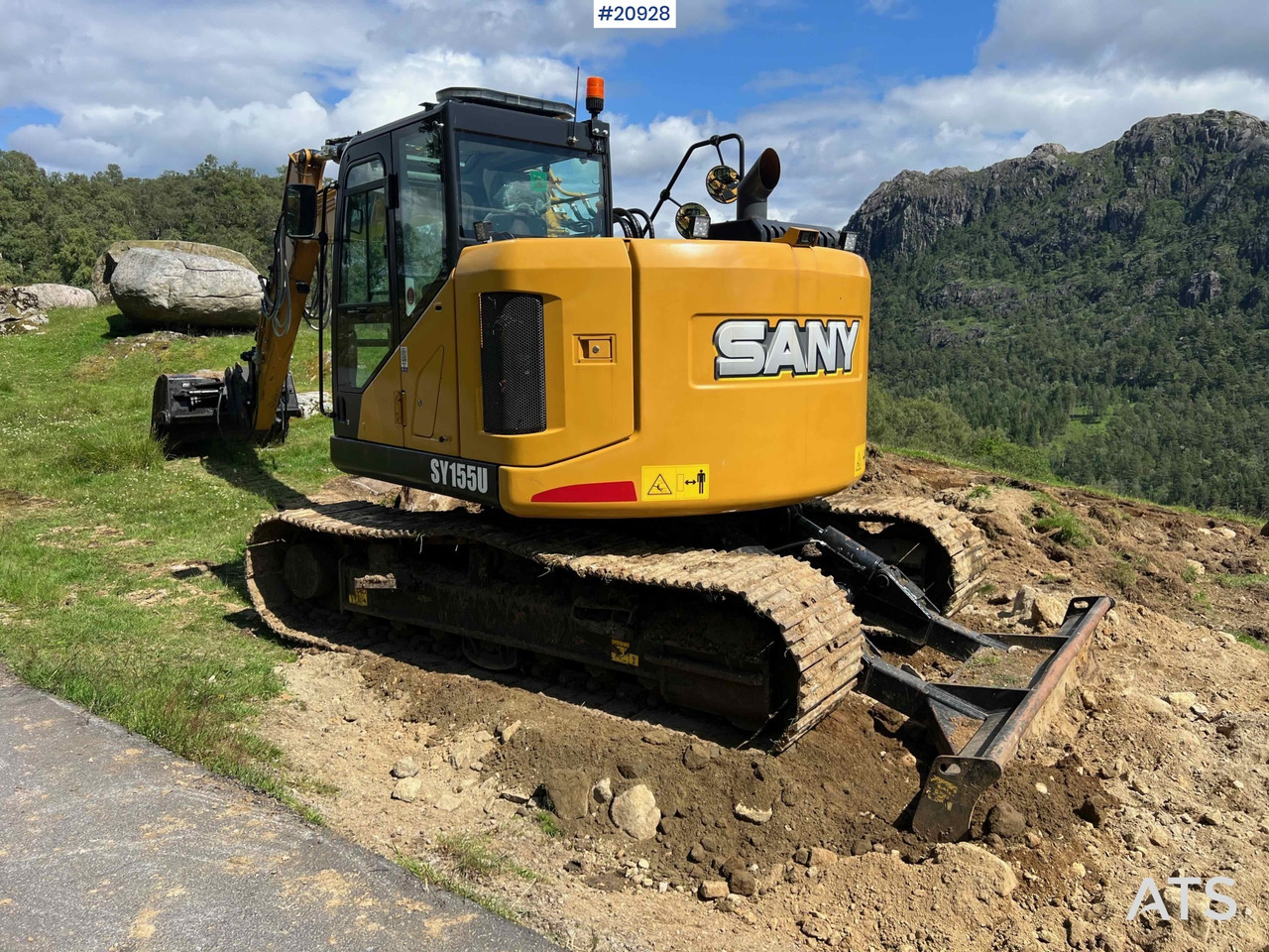 Excavadora de cadenas SANY sy155U: foto 16