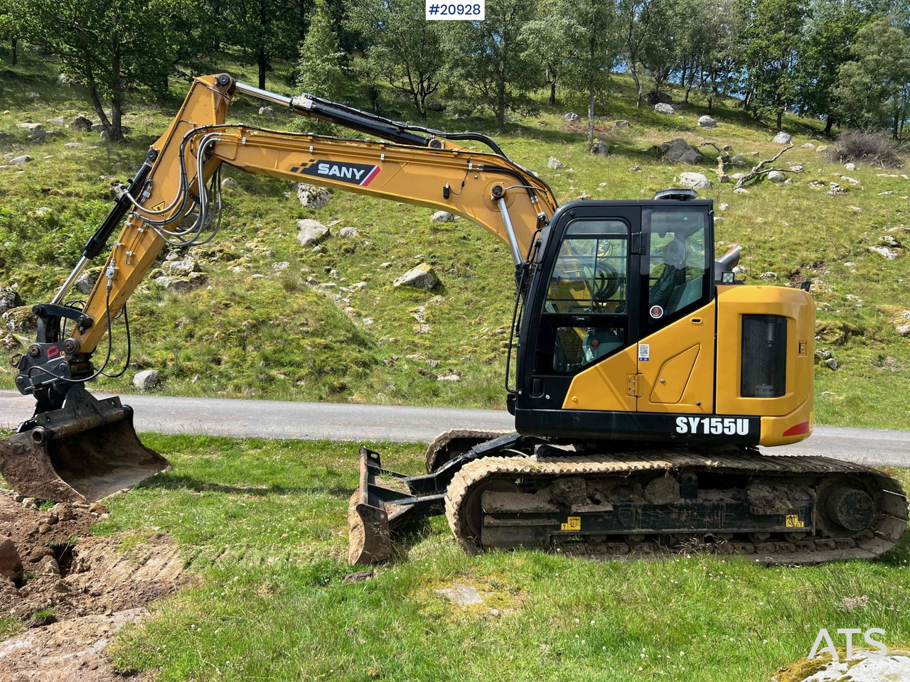 Excavadora de cadenas SANY sy155U: foto 14