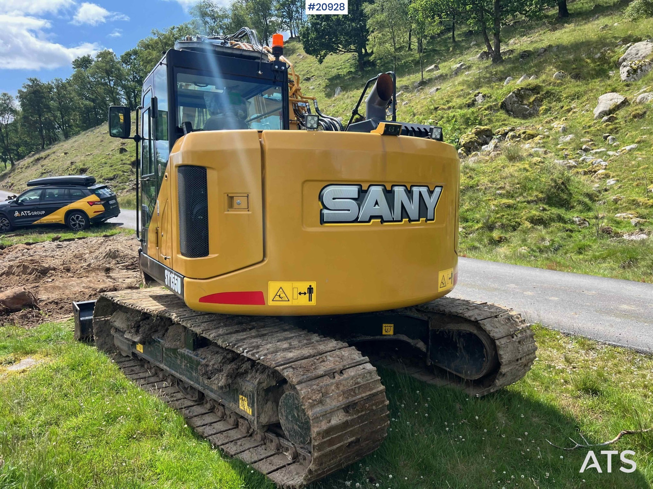 Excavadora de cadenas SANY sy155U: foto 8
