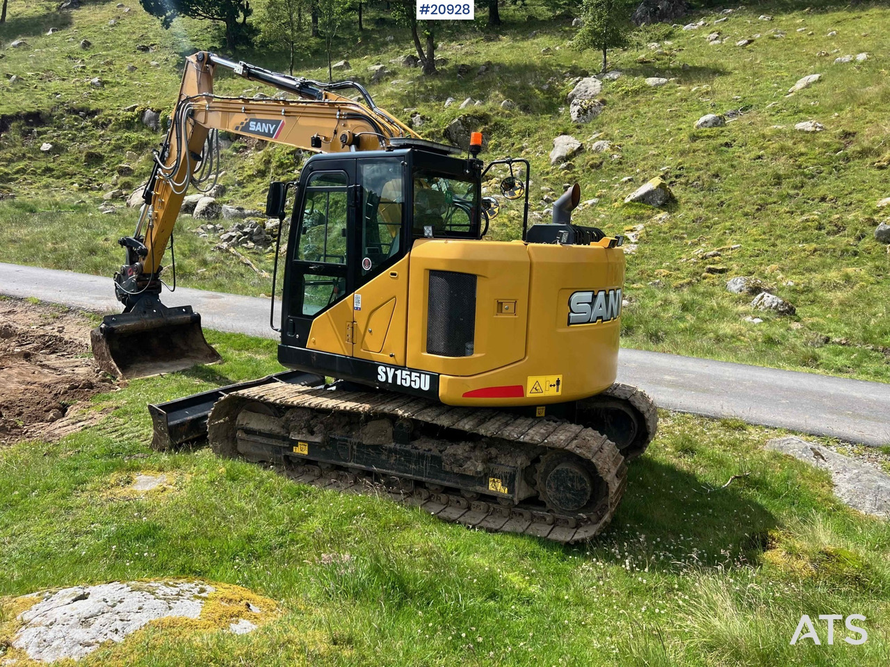 Excavadora de cadenas SANY sy155U: foto 11