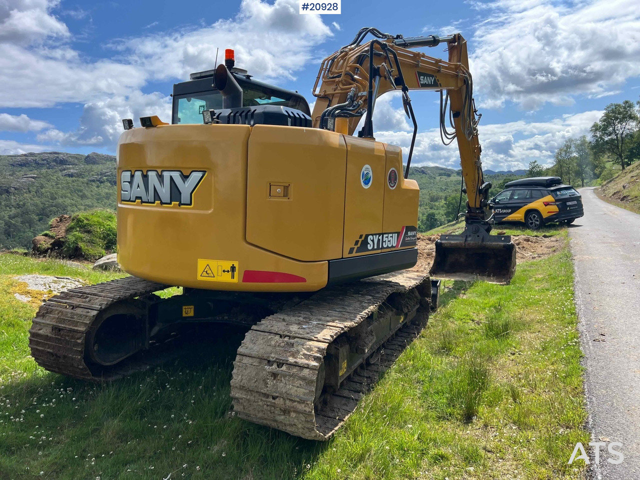 Excavadora de cadenas SANY sy155U: foto 5