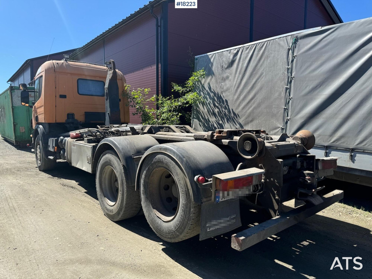 Scania 2004 Scania 124G krokbil m/ Palift krok med knekk SE VIDEO - Multibasculante camión: foto 3 Scania 2004 Scania 124G krokbil m/ Palift krok med knekk SE VIDEO - Multibasculante camión: foto 3