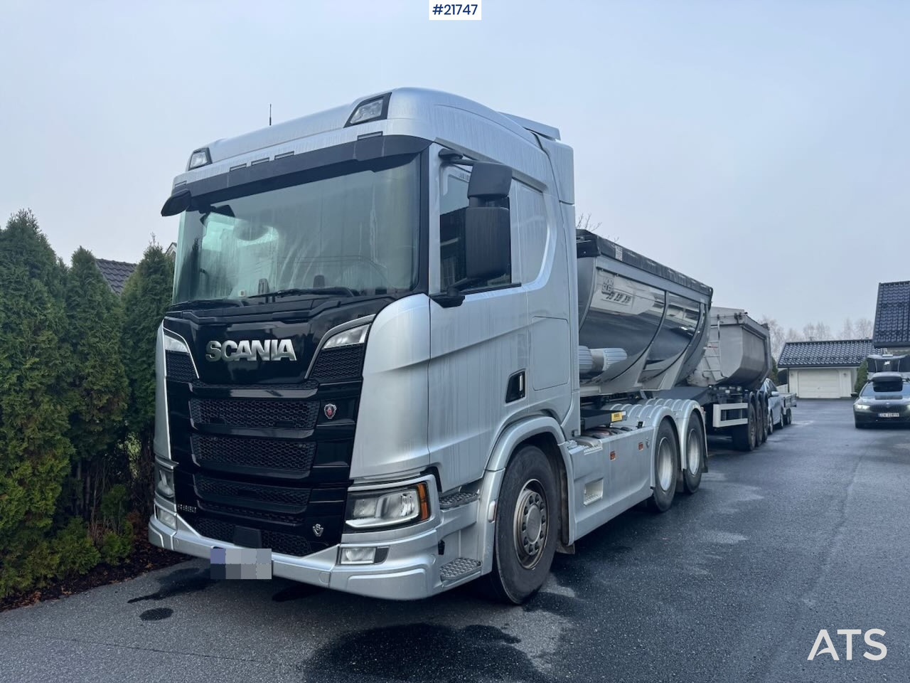 Scania R660 6X4 Asfaltbil m/ Carnehl asfaltkjerre - Volquete camión: foto 1 Scania R660 6X4 Asfaltbil m/ Carnehl asfaltkjerre - Volquete camión: foto 1