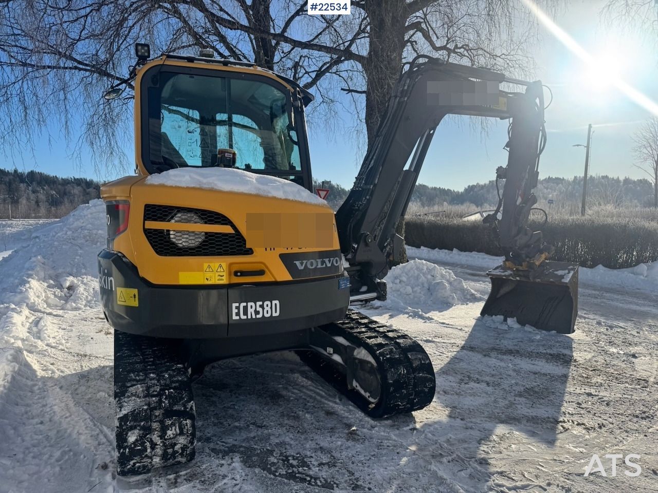 Volvo ECR58D Beltegraver – Rototilt- 2 skuffer – Pigghammer – Klype – 2510 timer! - Miniexcavadora: foto 5 Volvo ECR58D Beltegraver – Rototilt- 2 skuffer – Pigghammer – Klype – 2510 timer! - Miniexcavadora: foto 5
