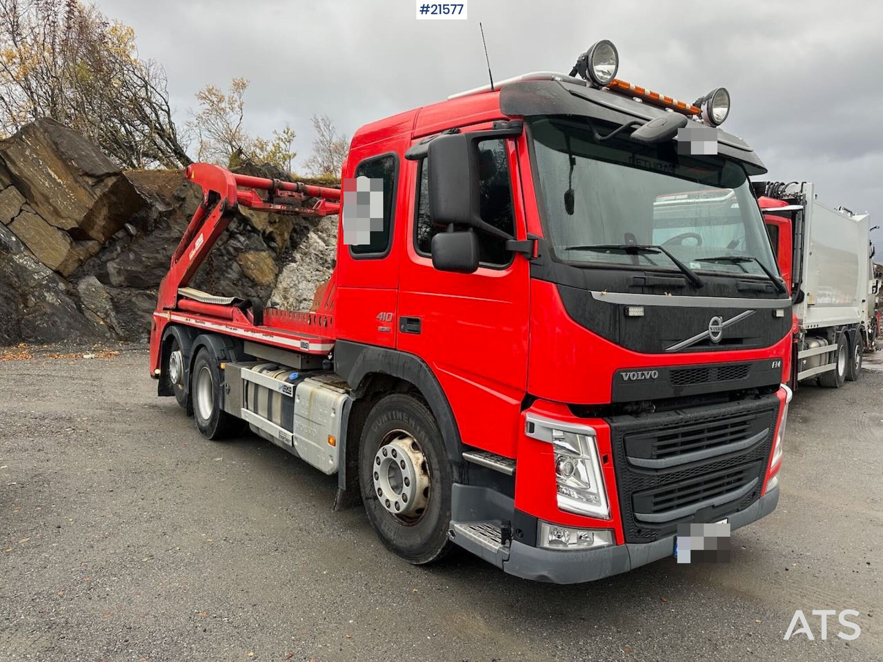 Volvo FM 410 liftdumper 6x2 m/ Laxo påbygg, utskyt og rotator. - Portacontenedor de cadenas camión: foto 5 Volvo FM 410 liftdumper 6x2 m/ Laxo påbygg, utskyt og rotator. - Portacontenedor de cadenas camión: foto 5