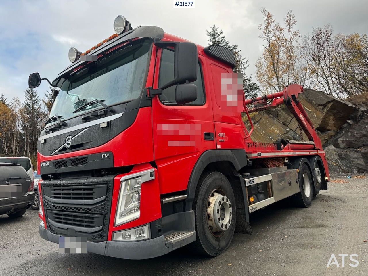 Volvo FM 410 liftdumper 6x2 m/ Laxo påbygg, utskyt og rotator. - Portacontenedor de cadenas camión: foto 2 Volvo FM 410 liftdumper 6x2 m/ Laxo påbygg, utskyt og rotator. - Portacontenedor de cadenas camión: foto 2