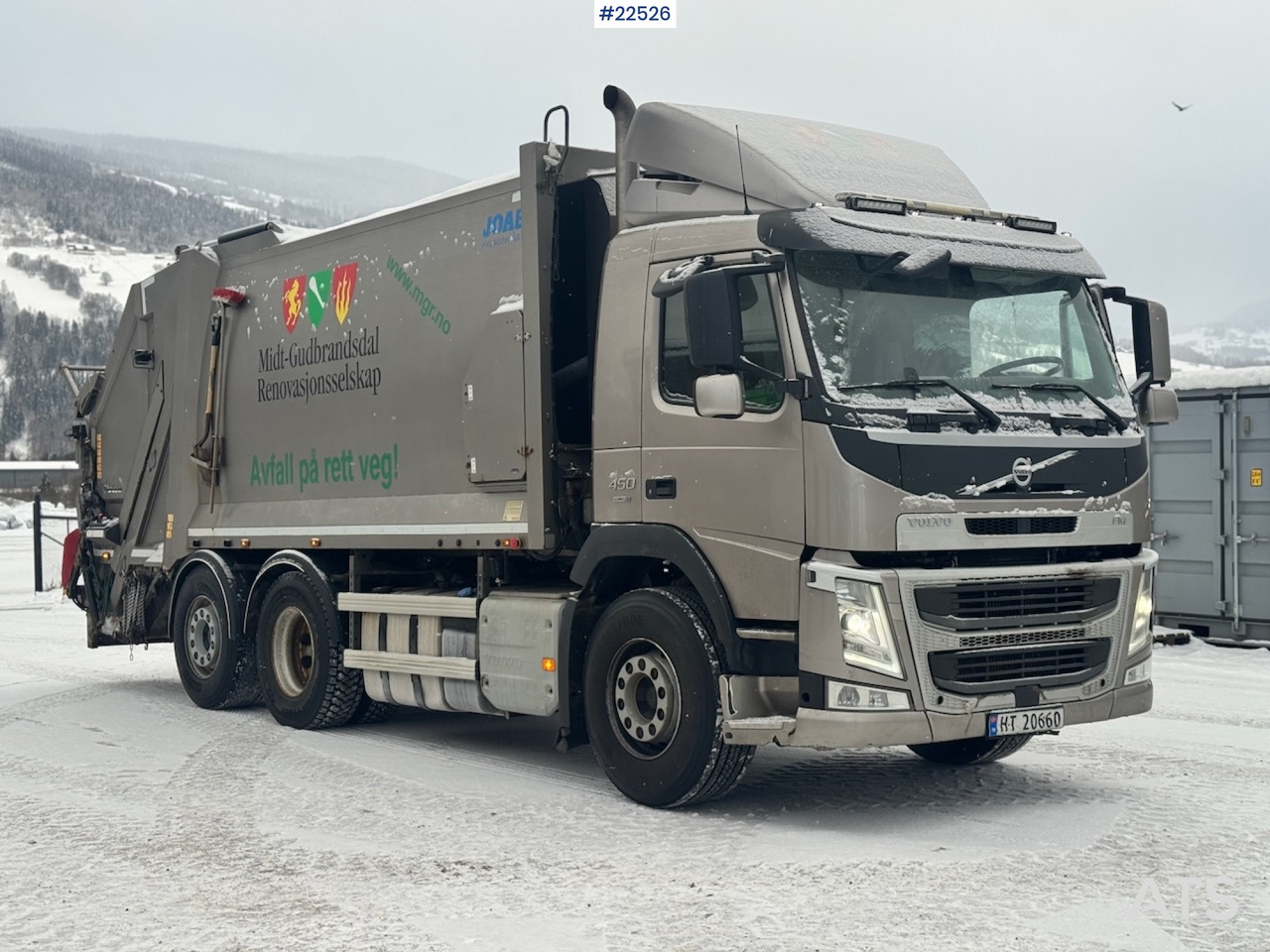 Volvo FM450 6x2 Komprimatorbil – 2 kammer og lav km SE VIDEO - Camión de basura: foto 1 Volvo FM450 6x2 Komprimatorbil – 2 kammer og lav km SE VIDEO - Camión de basura: foto 1