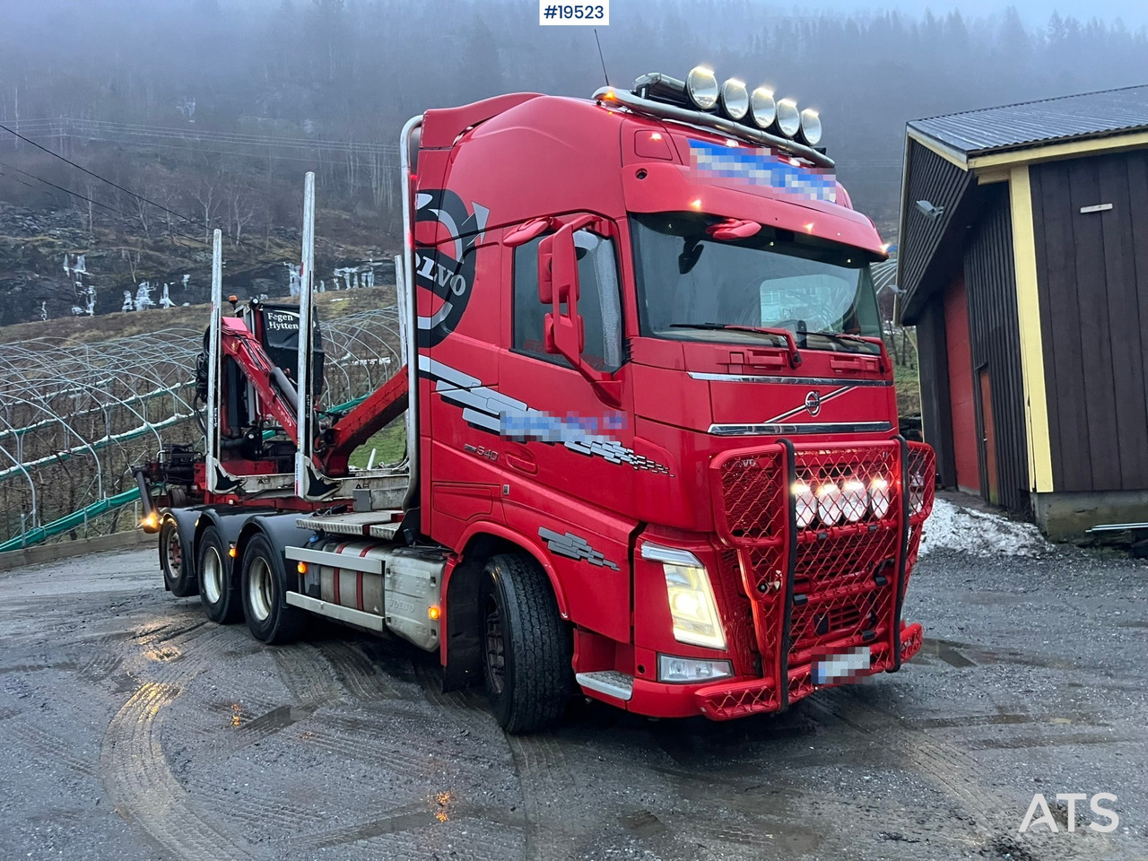 Volvo Fh540 8x4 Tømmerbil m/ 2016 M110L80 Palfinger krane og tømmerklype - Camión forestal: foto 5 Volvo Fh540 8x4 Tømmerbil m/ 2016 M110L80 Palfinger krane og tømmerklype - Camión forestal: foto 5