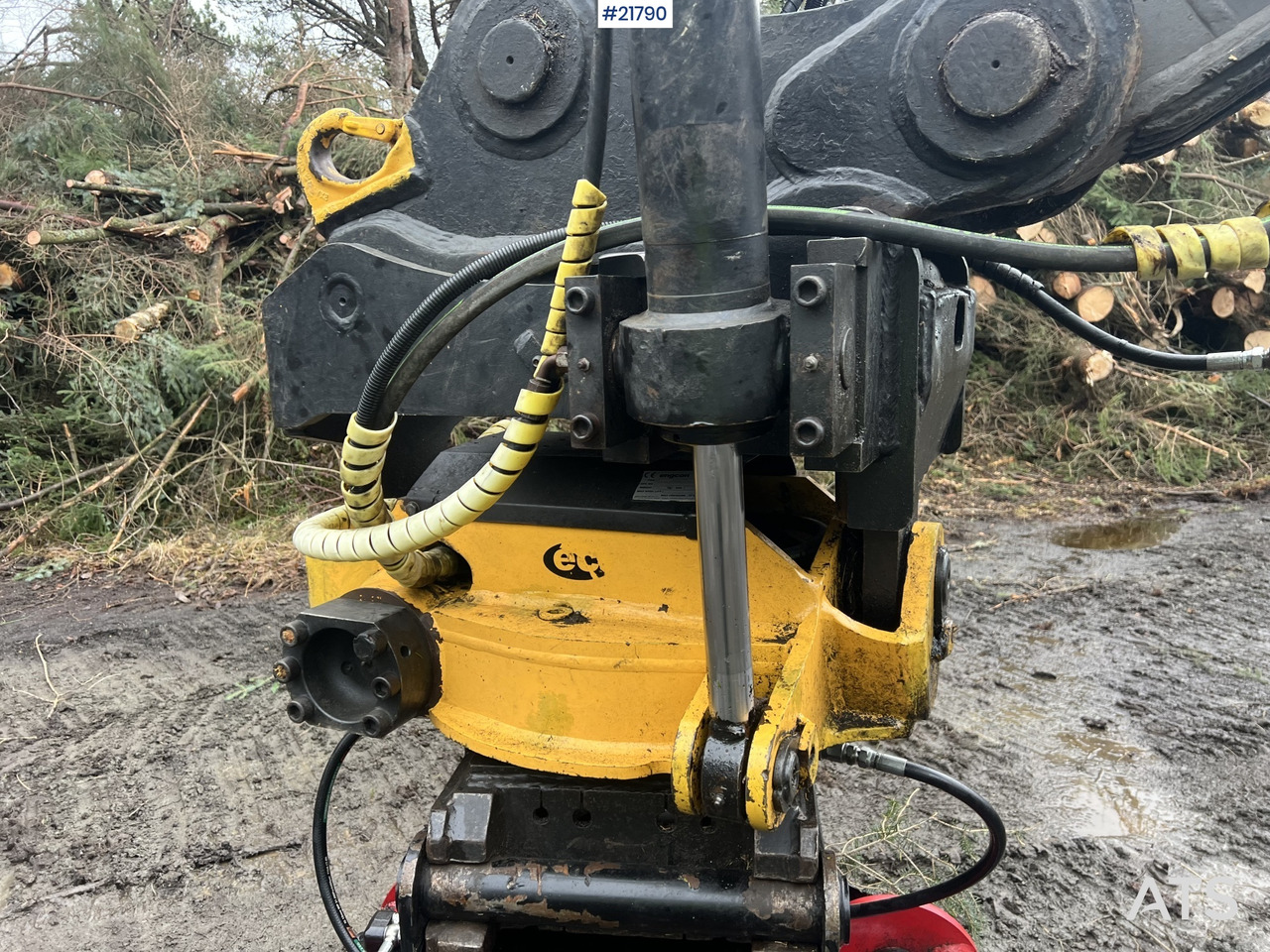 Excavadora Volvo ec210cl gravemaskin m/ rototilt, pusseskuffe og tannskuffe: foto 18